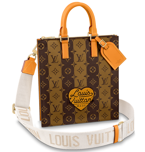  Túi Nam Louis Vuitton Sac Plat Messenger Monogram Stripes 'Brown Canvas' 