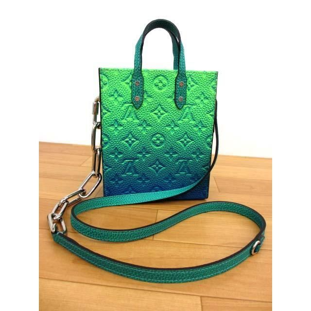  Túi Nam Louis Vuitton Sac Plat XS 'Blue Green' 