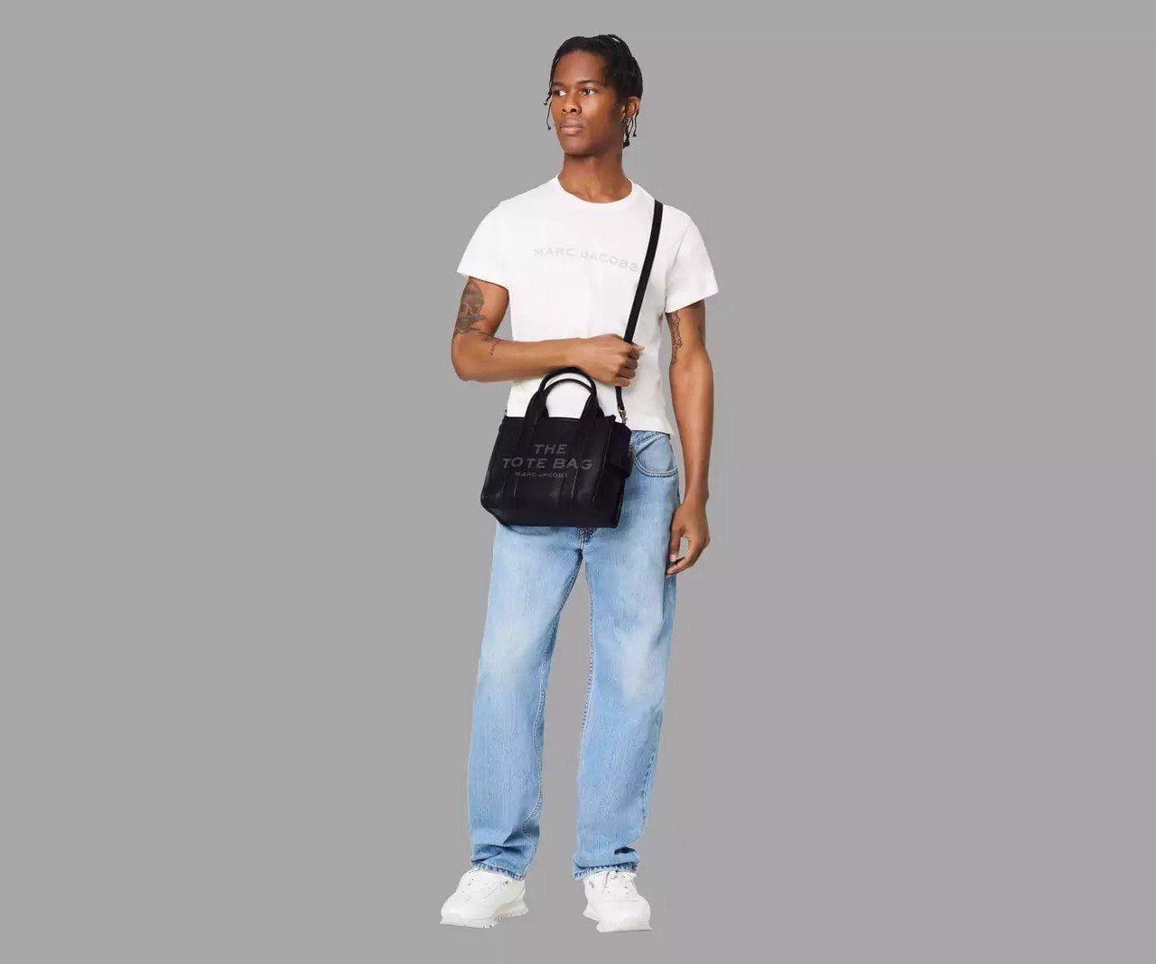 Túi Nam Marc Jacobs Leather Mini Tote Bag 'Black' H009L01SP21 – LUXITY