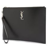  Túi Nam Saint Laurent Monogram Tablet Clutch 'Black' 