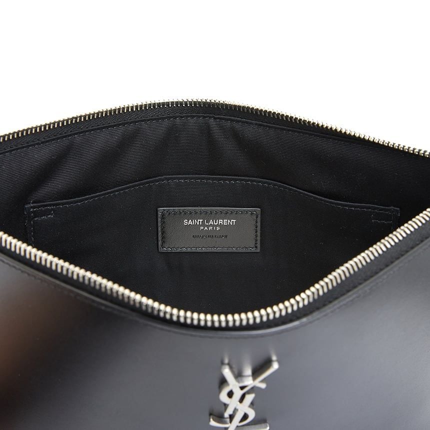  Túi Nam Saint Laurent Monogram Tablet Clutch 'Black' 