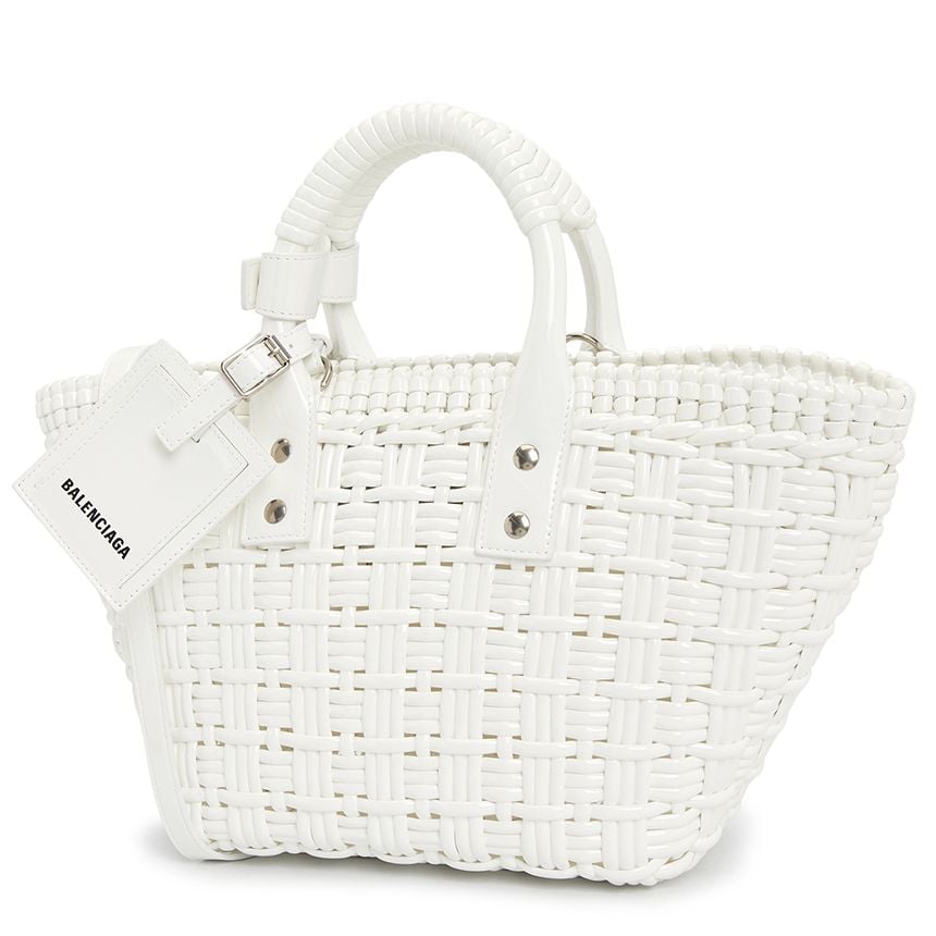  Túi Nữ Balenciaga Bistro Basket Extra Small Tote 'White' 