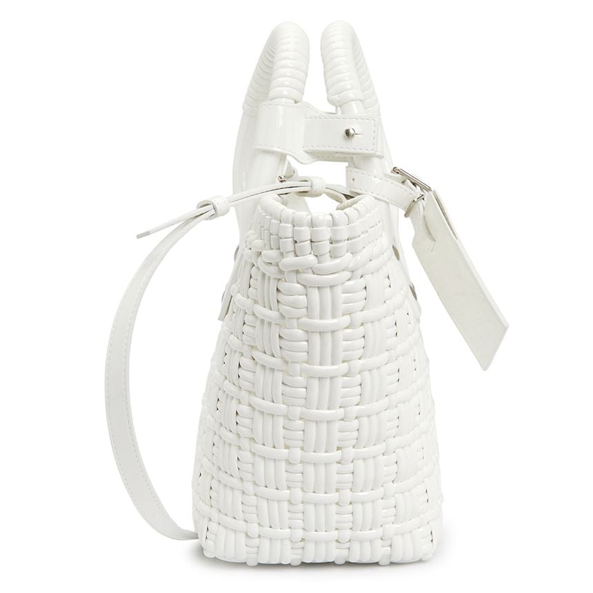  Túi Nữ Balenciaga Bistro Basket Extra Small Tote 'White' 