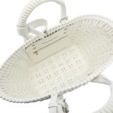  Túi Nữ Balenciaga Bistro Basket Extra Small Tote 'White' 