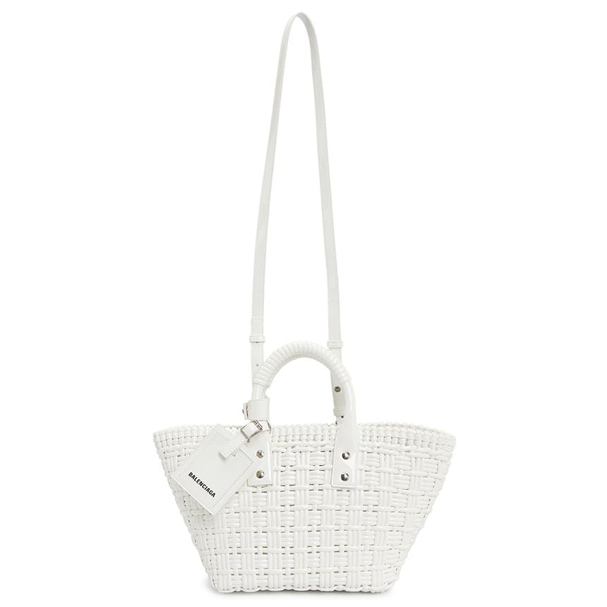  Túi Nữ Balenciaga Bistro Basket Extra Small Tote 'White' 