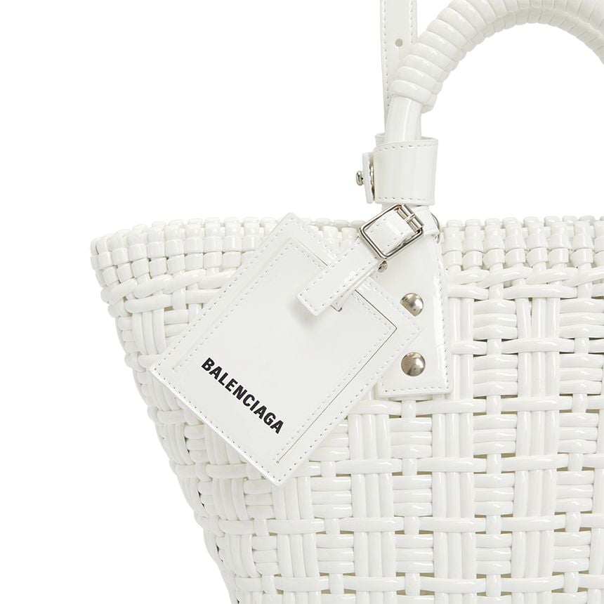  Túi Nữ Balenciaga Bistro Basket Extra Small Tote 'White' 