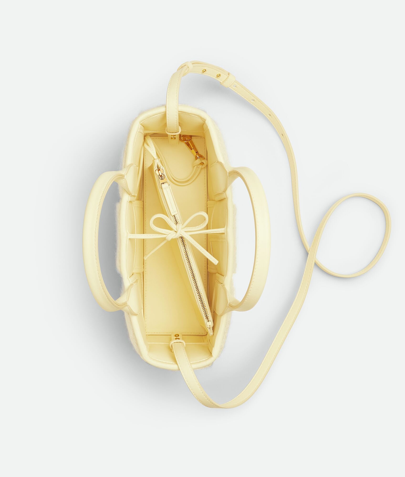  Túi Nữ Bottega Veneta Mini Arco Tote 'Camomile' 