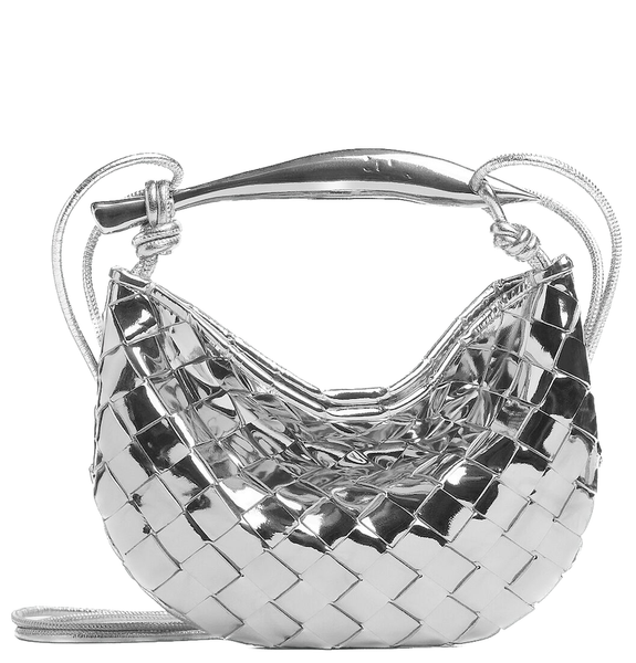  Túi Nữ Bottega Veneta Mini Sardine 'Silver' 