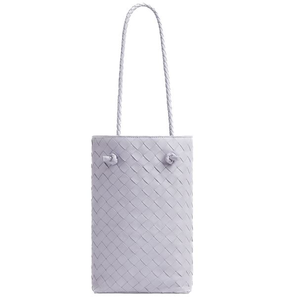  Túi Nữ Bottega Veneta Mini Tote Bag 'Oyster' 