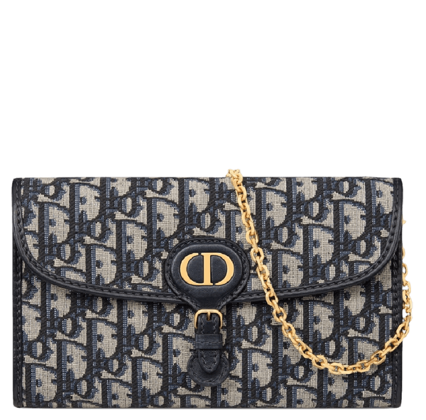  Túi Nữ Dior Bobby East-West Pouch With Chain 'Blue' 