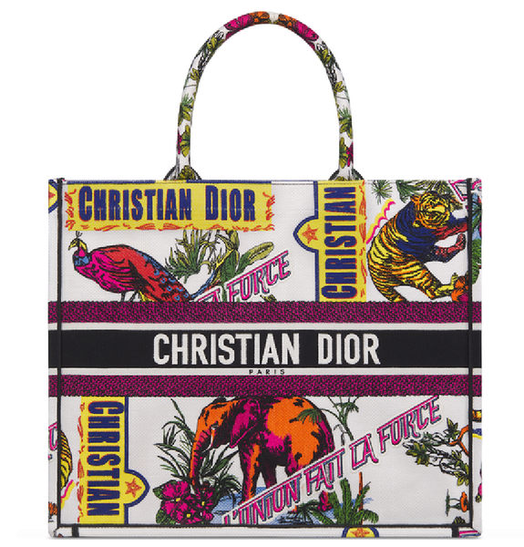  Túi Nữ Dior Large Dior Book Tote 'White Multicolor' 