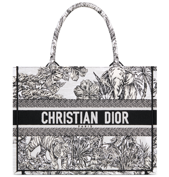  Túi Nữ Dior Medium Dior Book Tote 'White Black' 