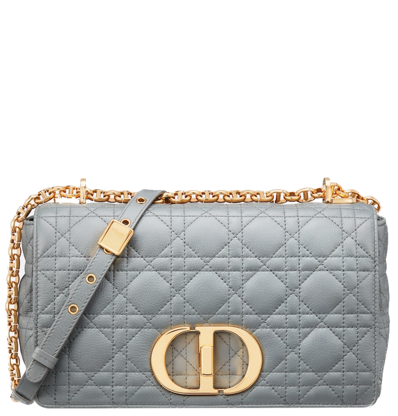  Túi Nữ Dior Medium Dior Caro Bag 'Gray Stone' 
