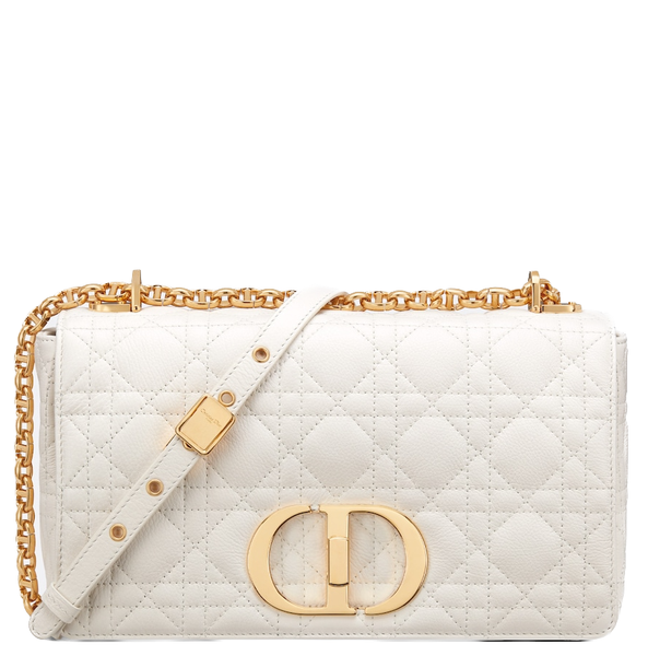  Túi Nữ Dior Medium Dior Caro Bag 'Ivory' 