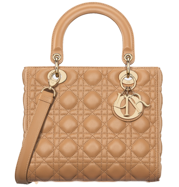  Túi Nữ Dior Medium Lady Dior Bag 'Medium Tan' 