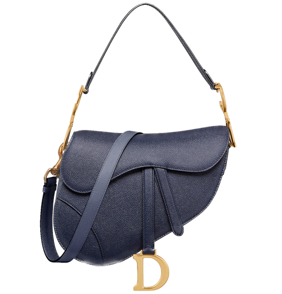  Túi Nữ Dior Saddle Bag With Strap 'Indigo Blue' 