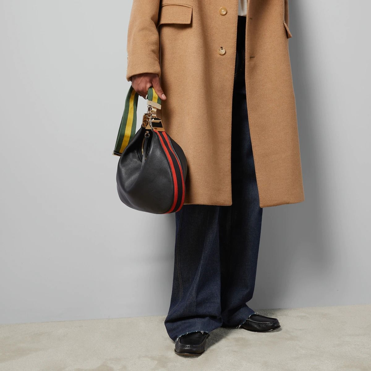  Túi Nữ Gucci Attache Large Shoulder Bag 'Black' ‎ 