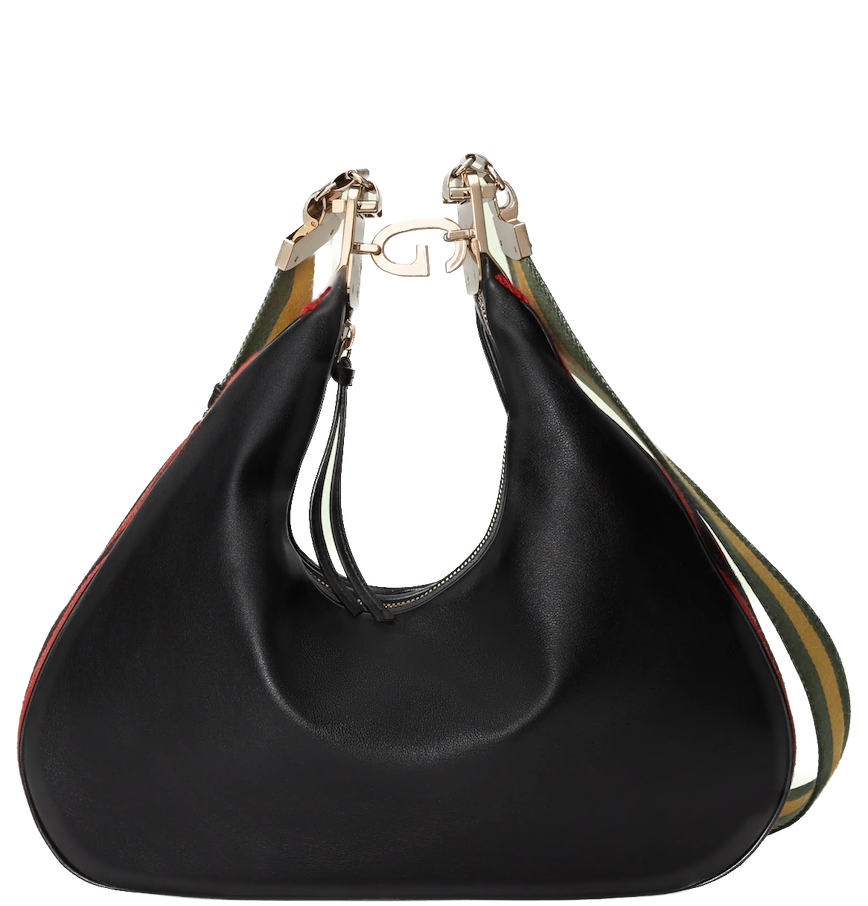  Túi Nữ Gucci Attache Large Shoulder Bag 'Black' ‎ 