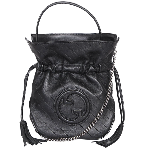  Túi Nữ Gucci Blondie Mini Bucket Bag 'Black' 