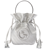  Túi Nữ Gucci Blondie Mini Bucket Bag 'Silver' 