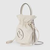  Túi Nữ Gucci Blondie Mini Bucket Bag 'White' 