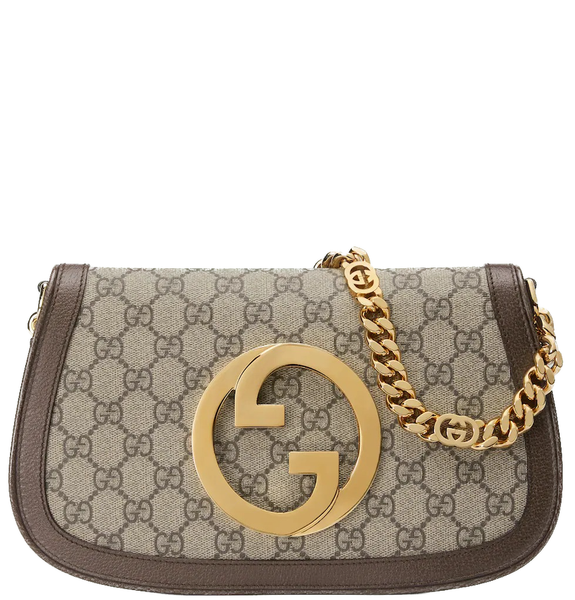  Túi Nữ Gucci Blondie Shoulder Bag 'Beige Ebony' ‎ 