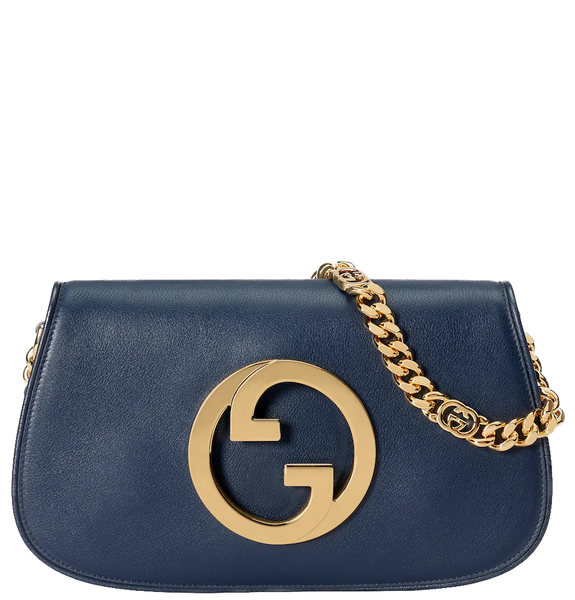  Túi Nữ Gucci Blondie Shoulder Bag 'Blue' 