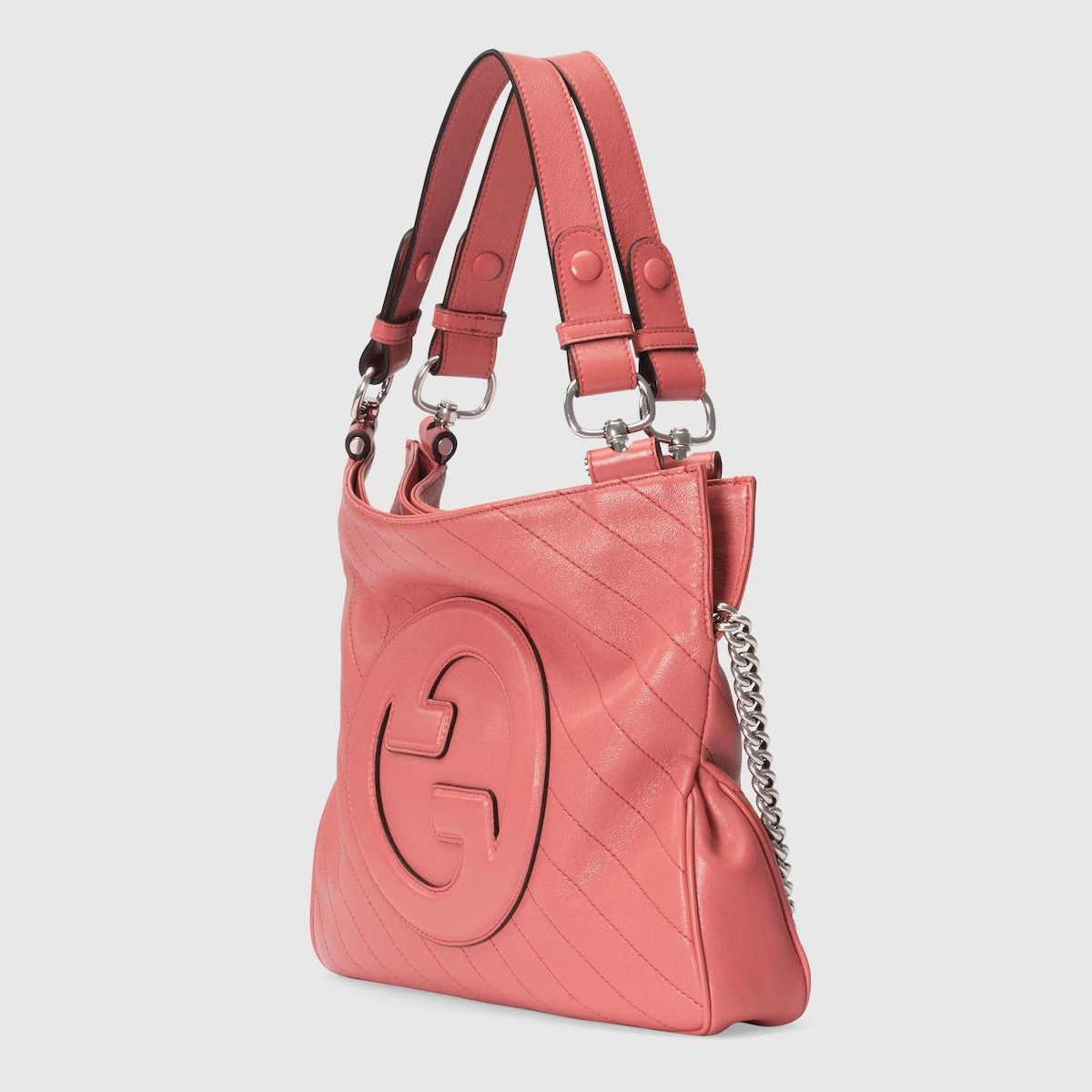  Túi Nữ Gucci Blondie Small Tote Bag 'Pink' 