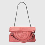  Túi Nữ Gucci Blondie Small Tote Bag 'Pink' 