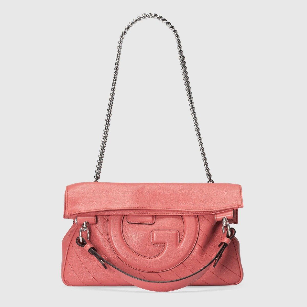 Túi Nữ Gucci Blondie Small Tote Bag 'Pink' 