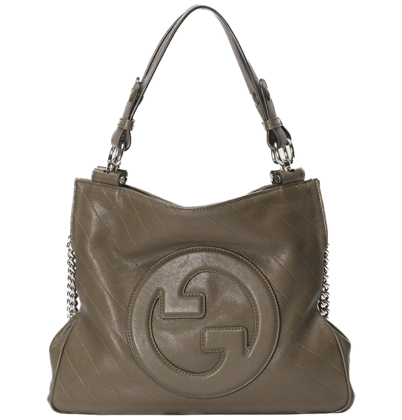  Túi Nữ Gucci Blondie Small Tote Bag 'Brown' 