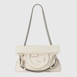  Túi Nữ Gucci Blondie Small Tote Bag 'White' 