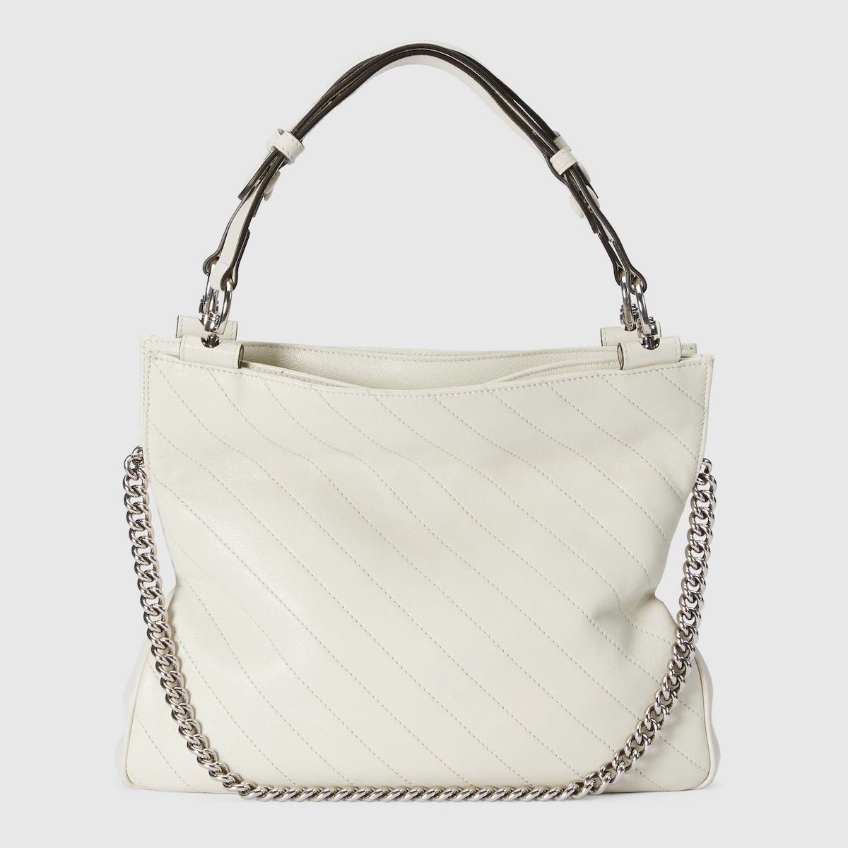 Túi Nữ Gucci Blondie Small Tote Bag 'White' 