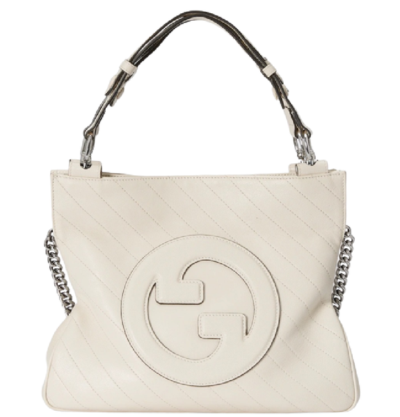  Túi Nữ Gucci Blondie Small Tote Bag 'White' 