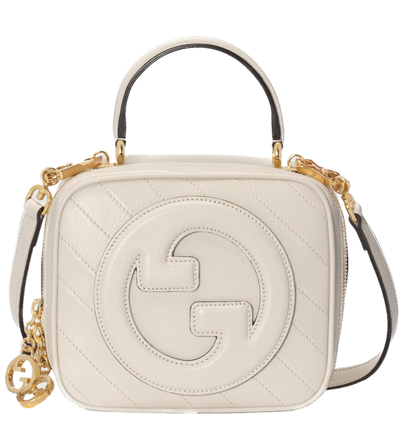  Túi Nữ Gucci Blondie Top Handle Bag 'White' 