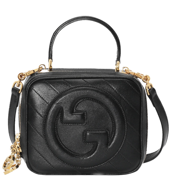  Túi Nữ Gucci Blondie Top Handle Bag 'Black' 