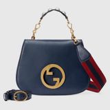  Túi Nữ Gucci Blondie Top Handle Bag 'Blue' 