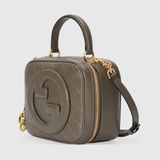  Túi Nữ Gucci Blondie Top Handle Bag 'Brown' ‎ 