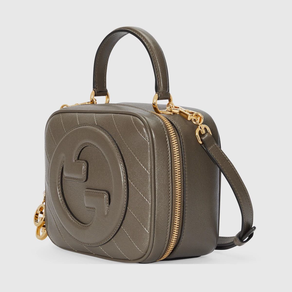  Túi Nữ Gucci Blondie Top Handle Bag 'Brown' ‎ 
