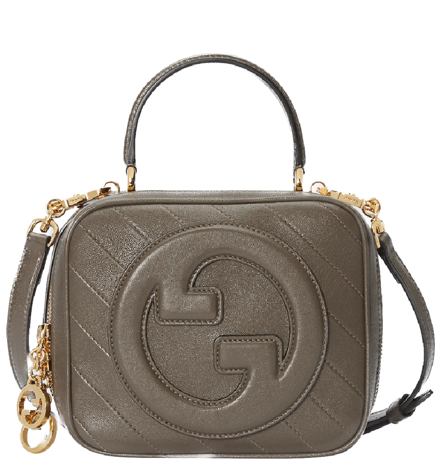  Túi Nữ Gucci Blondie Top Handle Bag 'Brown' ‎ 