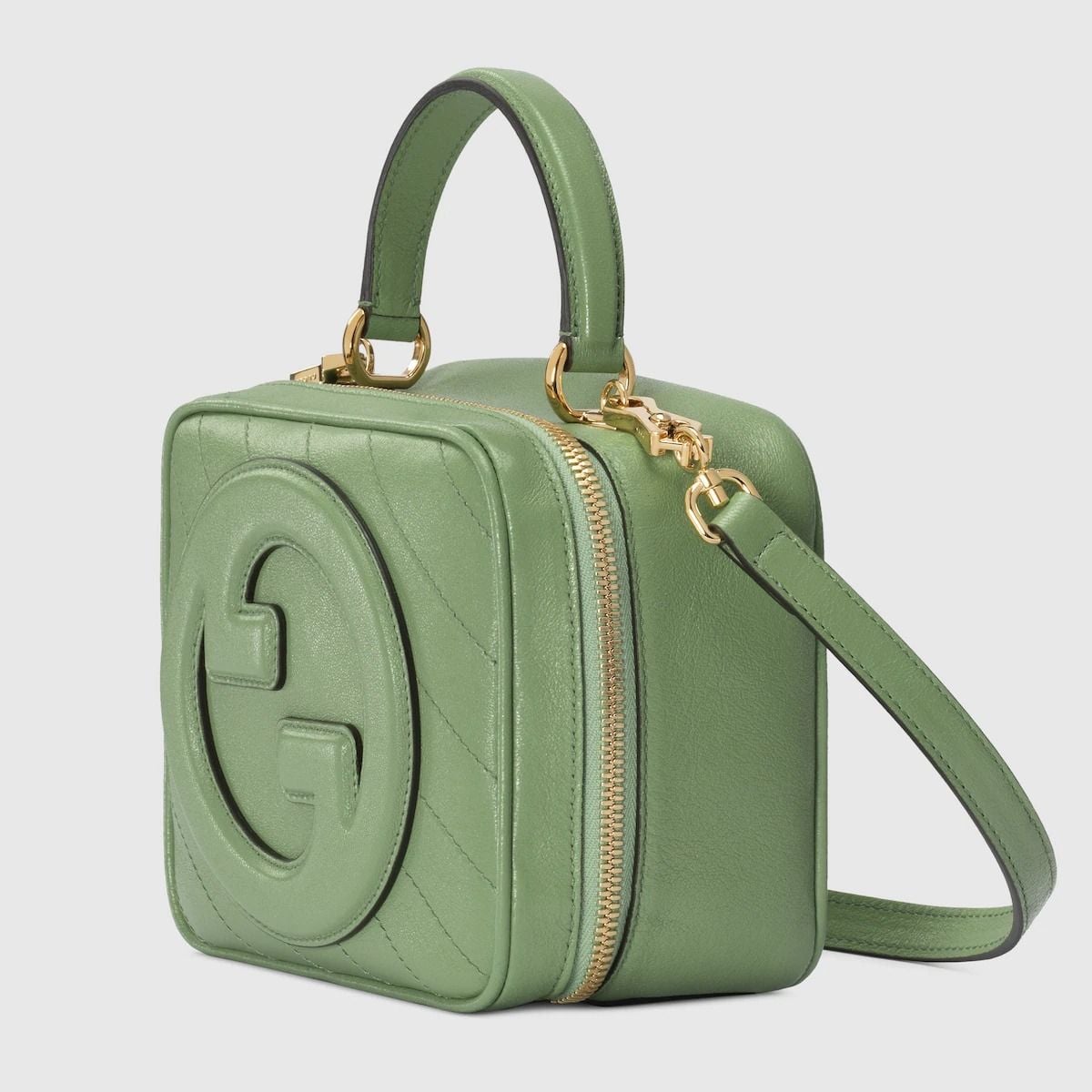  Túi Nữ Gucci Blondie Top Handle Bag 'Light Green' ‎ 