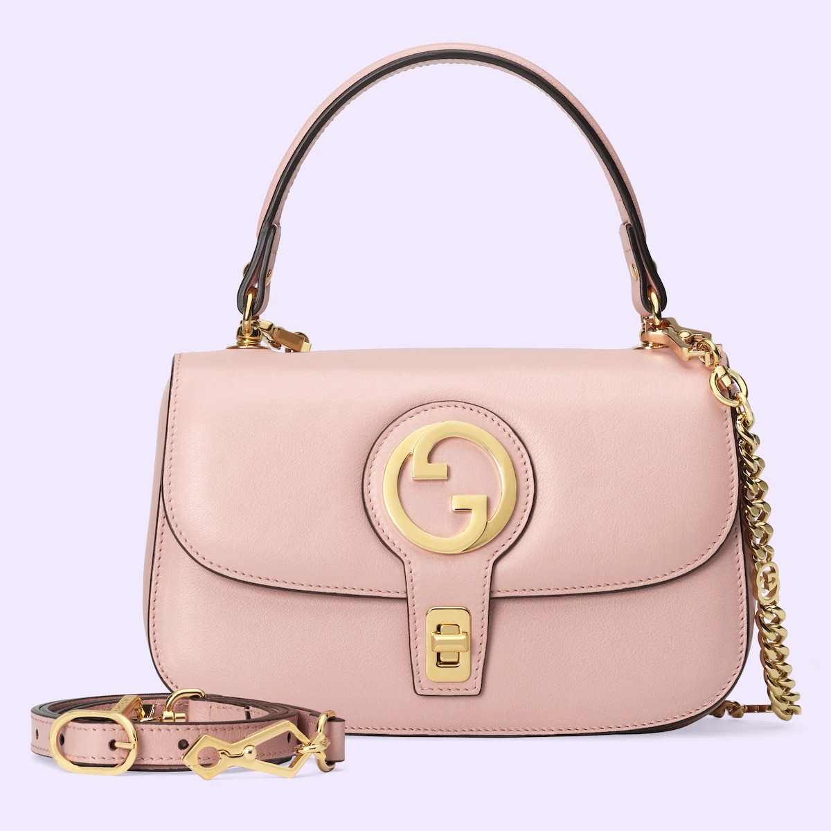 Túi Nữ Gucci Blondie Top Handle Bag 'Light Pink' 735101UXX0G6910 LUXITY