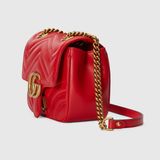  Túi Nữ Gucci GG Marmont Mini Shoulder Bag 'Red' 