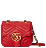  Túi Nữ Gucci GG Marmont Mini Shoulder Bag 'Red' 