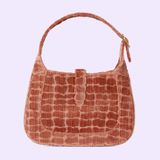  Túi Nữ Gucci Jackie 1961 Small Velvet Bag 'Pink' 