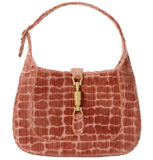  Túi Nữ Gucci Jackie 1961 Small Velvet Bag 'Pink' 
