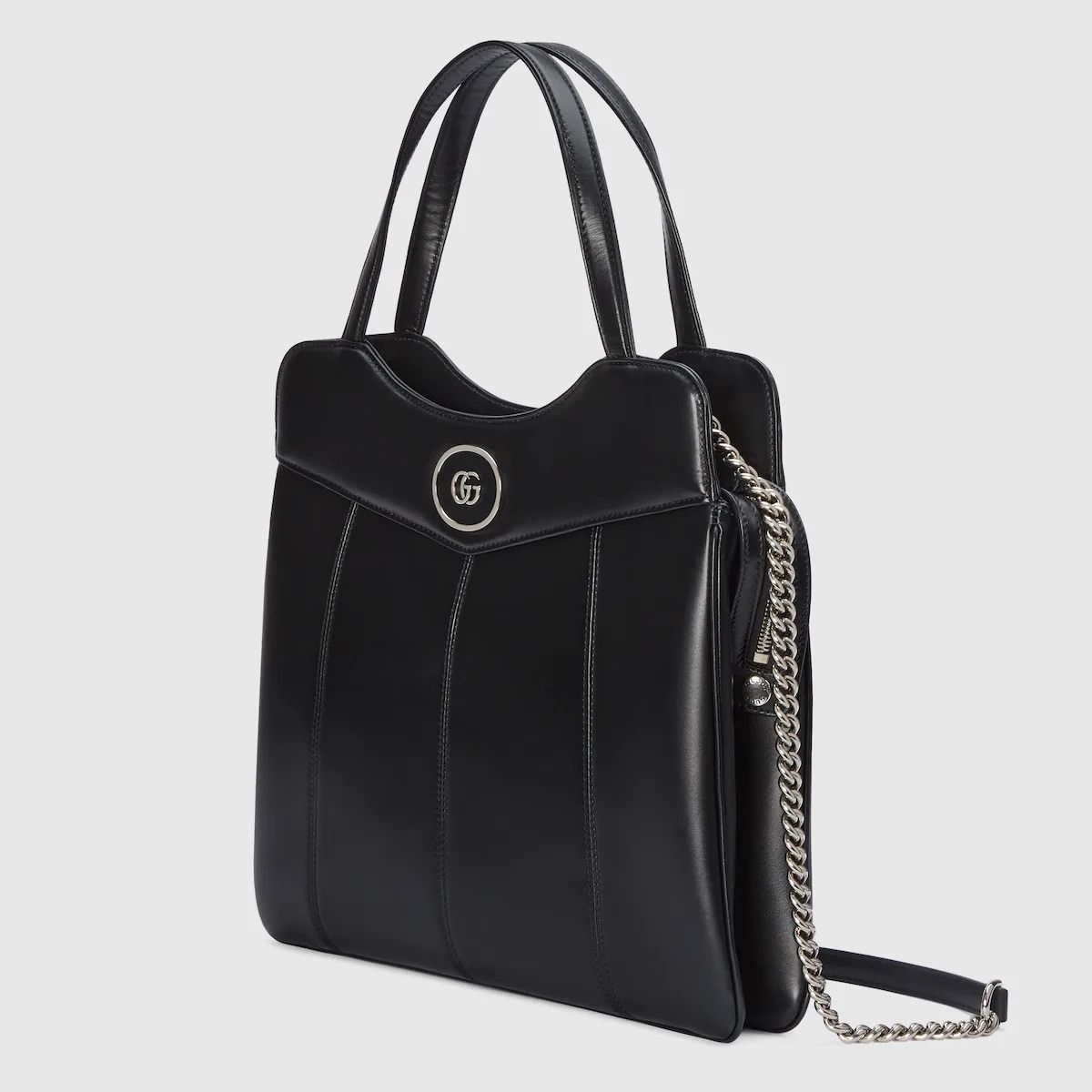  Túi Nữ Gucci Petite GG Medium Tote Bag 'Black' 