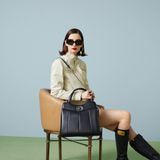  Túi Nữ Gucci Petite GG Medium Tote Bag 'Black' 