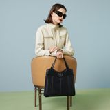 Túi Nữ Gucci Petite GG Medium Tote Bag 'Black' 