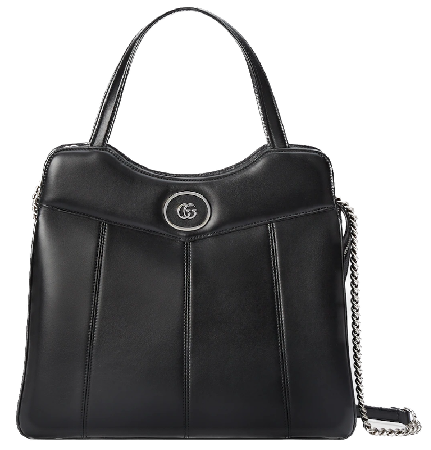  Túi Nữ Gucci Petite GG Medium Tote Bag 'Black' 